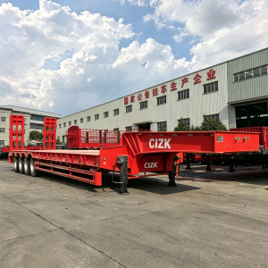 4 Axle Heavy-Duty Low bed semi trailer