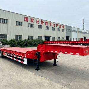 4 Axle Heavy-Duty Low bed semi trailer