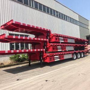 Low bed semi trailer